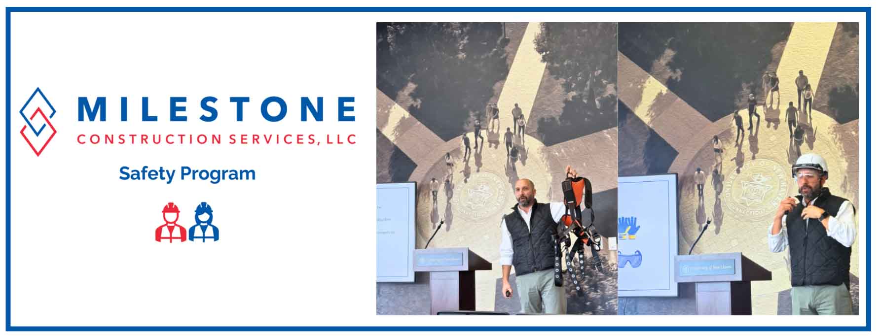Milestone Promotes Construction Safety at the University of New Haven